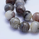 Chapelets de perles en agate naturelle du Botswana G-L478-41-14mm-2