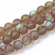 Chapelets de perles en pierre de lune synthétique G-S283-05-6mm-1