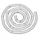 Латунные двухрядные бордюрные цепи CHC-N018-010-2