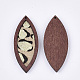 Grands pendentifs en cuir de vachette écologique FIND-S301-34C-04-2