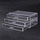 Three Layers Rectangle Shaped Acrylic Bead Storage Containers CON-L005-02-2