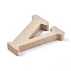 Letter Unfinished Wood Slices DIY-WH0162-62V-2