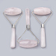 Herramientas de masaje naturales de cuarzo rosa G-S330-39C-3