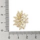 Brass Micro Pave Clear Cubic Zirconia Pendants KK-M275-07G-3