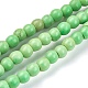 Chapelets de perles en turquoise synthétique TURQ-G106-4mm-02-2