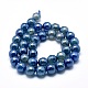 Galvani natürliche Achat Perlen Stränge G-O164-14-6mm-2