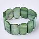 Eau douce shell perles bracelets extensibles BJEW-S278-005-3