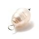 Natural Cultured Freshwater Pearl Pendants PALLOY-JF00942-02-3
