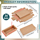 Boîtes à tiroirs pliantes en papier kraft&nbsp;CON-WH0110-66A-2