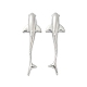 Orecchini in ottone&nbsp;EJEW-C134-03P-4