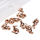PandaHall Elite 10 Pcs Brass Lobster Claw Clasps Cord End 10x6x3mm for Jewelry Making Rose Gold KK-PH0003-15RG-RS-2
