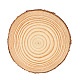 Плоские круглые срезы из натуральной сосны WOCR-PW0001-388B-1