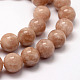 Chapelets de perles de jade blanche naturelle G-F364-11-6mm-1-3