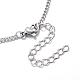304 Stainless Steel Curb Chain Bracelets STAS-G116-01P-2