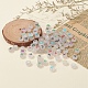 150pcs perles acryliques lumineuses LACR-YW0001-02-7