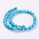 Synthetic Turquoise Beads Strands G-E456-04A-10x12mm-2
