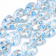 Chapelets de perles vernissées de millefiori manuelles LAMP-N023-001J-1