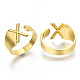 (vendita di fabbrica di feste di gioielli) anelli per polsini in lega RJEW-S038-195X-G-NR-1