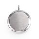316 Surgical Stainless Steel Diffuser Locket Pendants STAS-P102-089G-3