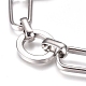 304 Stainless Steel Chain Bracelets BJEW-L661-06P-2