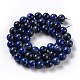 Chapelets de perles en lapis-lazuli naturel X-G-G423-8mm-A-2