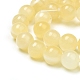 Topazio naturale perle di giada fili G-G829-04-8mm-3