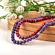 2 Strands 2 Colors Natural American Turquoise Beads Strands G-SZ0001-34A-5
