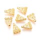 Abalorios de triángulo de aleación de oro K081R011-1
