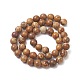 Image naturelle perles rondes de jaspe brins X-G-G-P070-55-8mm-4