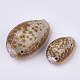 Natural Cowrie Shell Links connectors X-SSHEL-N034-22-2