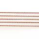 カラフルな編組ナイロン糸  ジュエリー作りのための  ファイヤーブリック  0.5mm  約150ヤード/ロール（450フィート/ロール） NWIR-R017-02-3