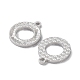 Rhodium Plated 925 Sterling Silver Charms STER-C003-06P-2