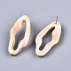 Boucles d'oreilles en résine opaque X-EJEW-T012-05-A02-3