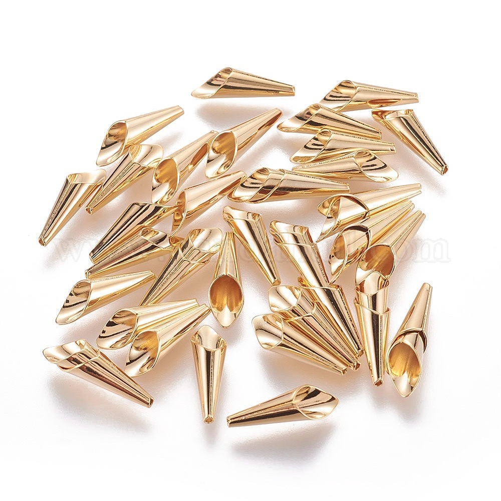 Wholesale Brass Bead Cone - Pandahall.com