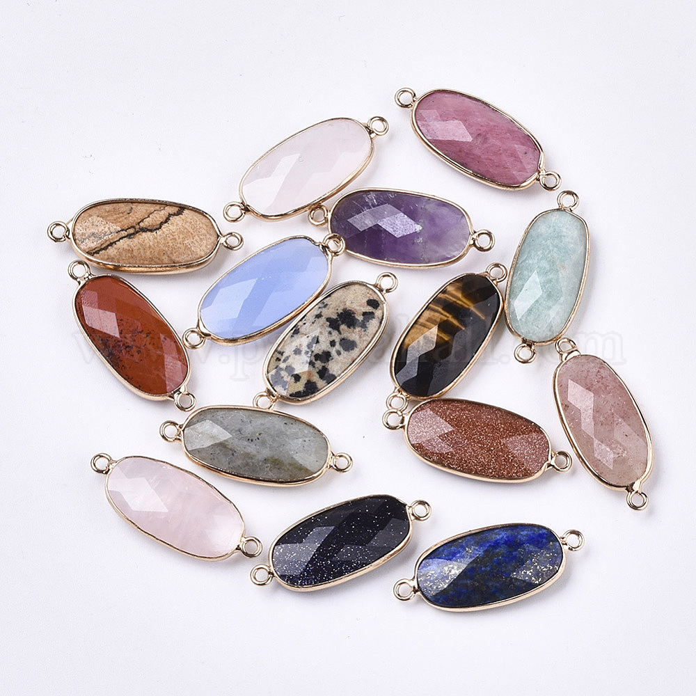 Wholesale Natural Gemstone Links Connectors