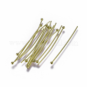 Brass Ball Head Pins KK-K379-02G