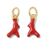 Латунь эмаль подвески KK-L216-007G