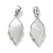 Подвески из латуни из натуральных ракушек KK-C051-16P