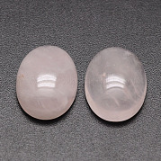 Овальные кварцевые кабошоны натуральный роза G-K020-30x22mm-07