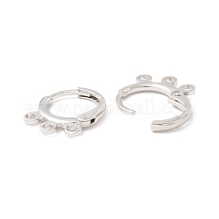 Латунные серьги-обручи&nbsp;KK-A158-02P