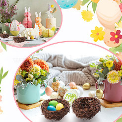 Имитация ротанга птичье гнездо&nbsp;AJEW-WH0609-144A