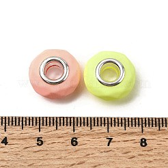 Граненые европейские бусины из смолы RESI-C063-02G