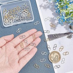 60 шт. 3-х цветные застежки-крючки из нержавеющей стали 304 STAS-UN0033-52