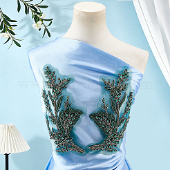 1 Paar Strassblumen-Applikationen&nbsp;DIY-FG0010-64B