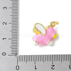 Латунь эмаль подвески&nbsp;KK-A252-31G-02