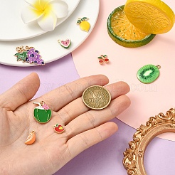 8шт 8 стиля подвески из сплава с эмалью&nbsp;ENAM-YW0006-77