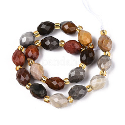 Естественного изображения яшмы бисер нитей G-N342-53-8x6-09