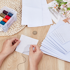 5 стиль вышивки крестом ткани листы&nbsp;DIY-AR0004-89