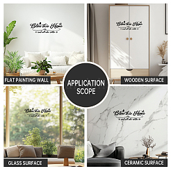 ПВХ самоклеющиеся наклейки на стену DIY-WH0377-243