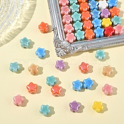 1 нить фарфоровых бусин ручной работы&nbsp;PORC-YW0001-36